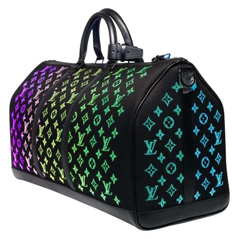 rainbow lv duffle bag